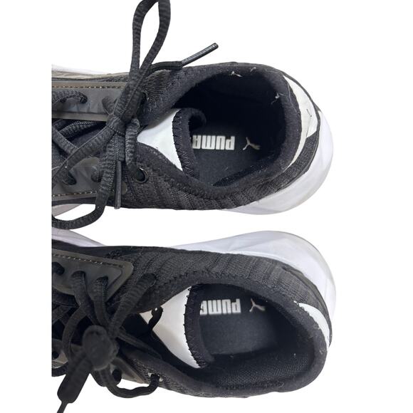 Puma Black and White Sneakers - Size 7 - Picture 4 of 5